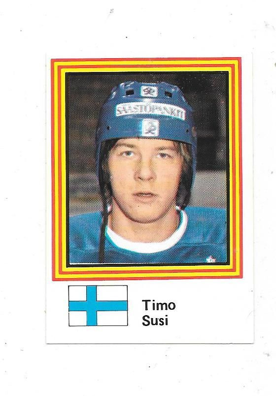 1983 SWE Semic MM #48 Timo Susi , Suomi & Tappara