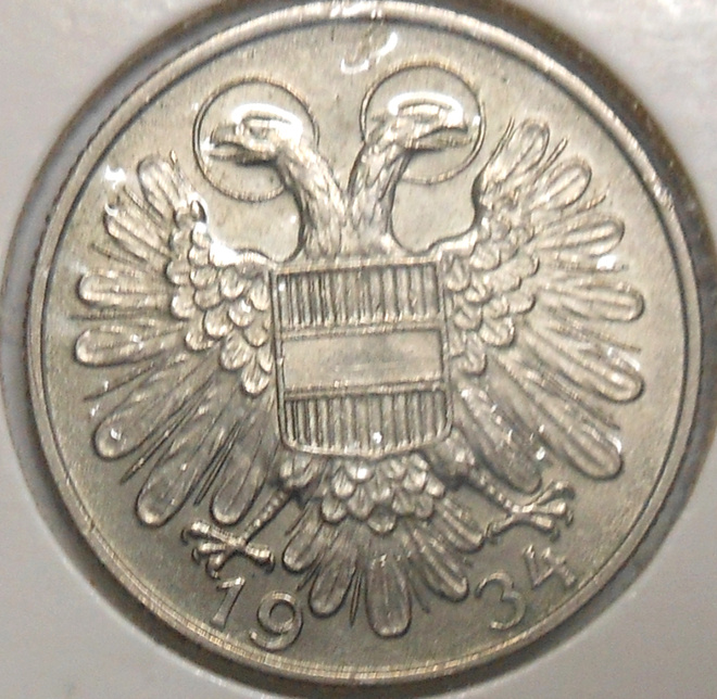 Austria. 1 schilling 1934.