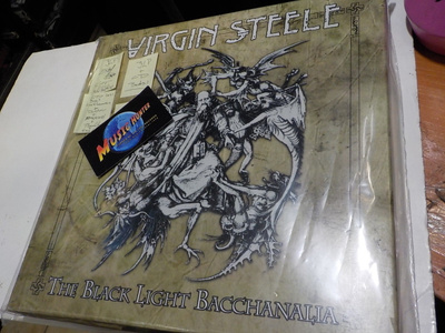 VIRGIN STEELE - BLACK LIGHT BACCHANALIA EX+/EX+ 3LP+CD BOKSI