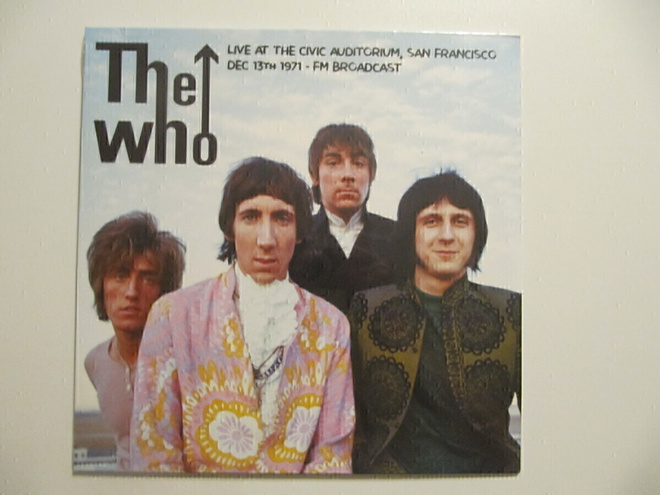 The Who Live At The Civic Auditorium Dec. 13, 1971 LP