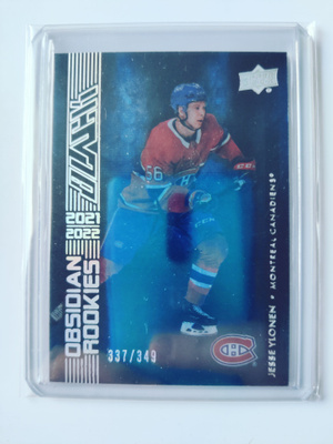 Jesse Ylönen 21-22 UD Black Obsidian Rookies /349