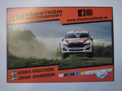 Ford rallikortti 49: Ford Fiesta - Dennis Rådström
