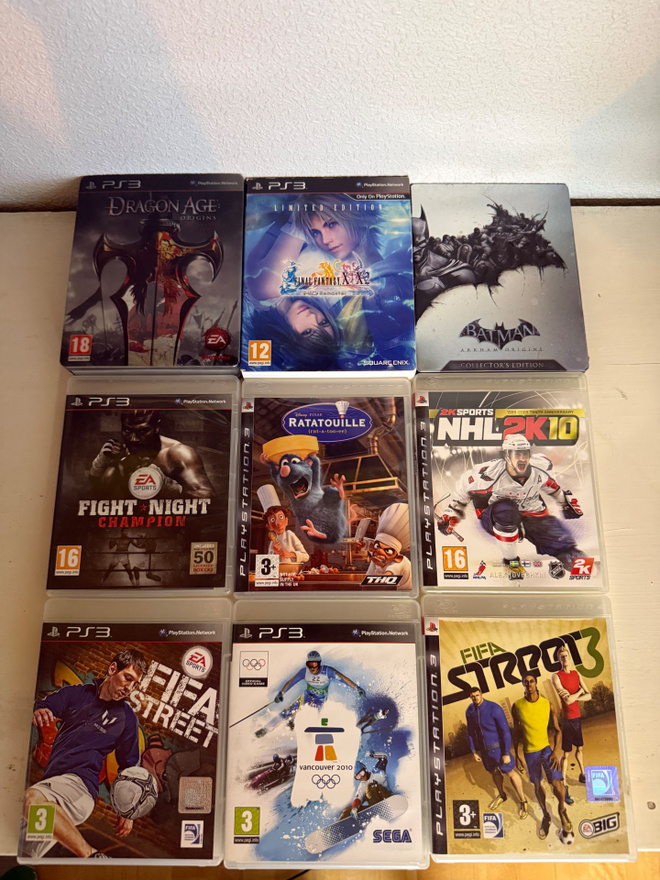 Ps3 ja ps2 pelit