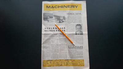 Machinery lehti N:o 6 1961