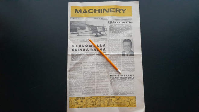 Machinery lehti N:o 6 1961