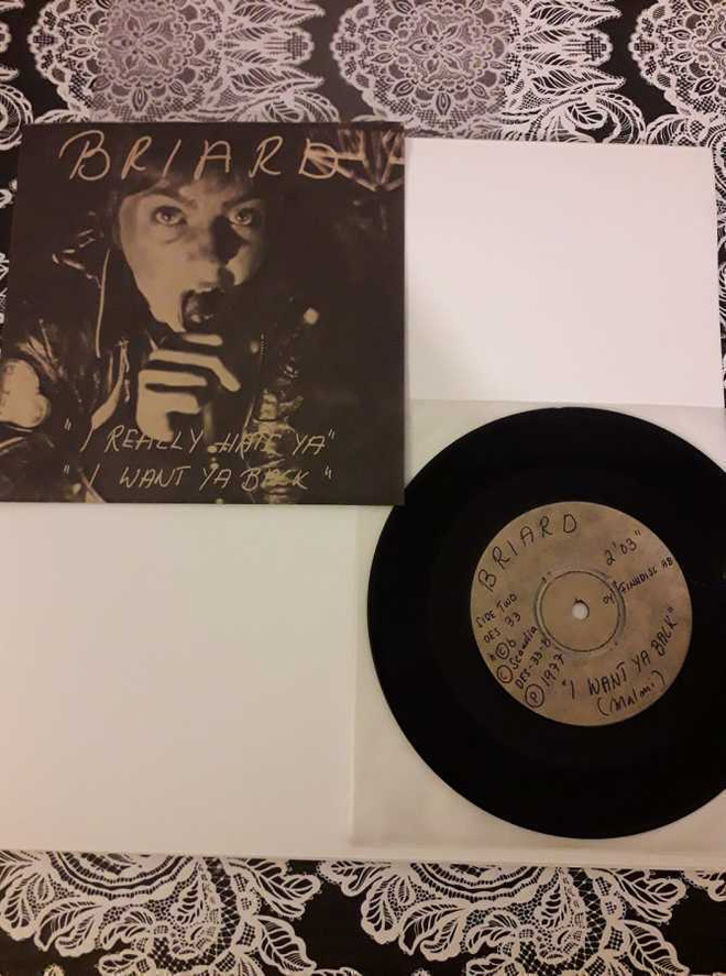 BRIARD : I Really Hate Ya 7"-single FINLAND, Finndisc, 1977