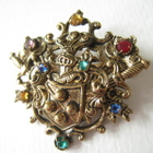 Rintakoru – vintage – vaakuna – coat of arms  (i2) - pikkukuva 1