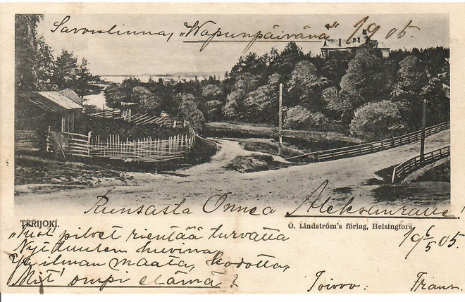 LUOVUTETTU ALUE TERIJOKI KULKENUT 1905