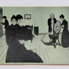 EDVARD MUNCH "Kuolema sairashuoneessa 1896" - POSTIKORTTI - pikkukuva 1