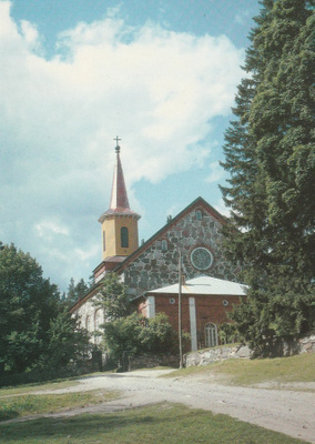 KIRKKOKORTTI - KARJALOHJAN KIRKKO