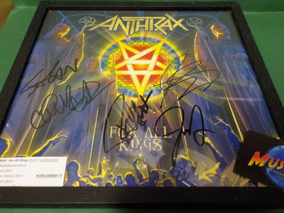 ANTHRAX - FOR ALL KINGS UUSI 2LP BÄNDIN NIMMAREILLA ( W )