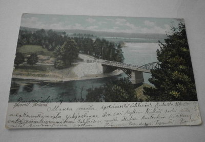 Heinola, silta ja ympäristöä, vanha väripk, p. 1907