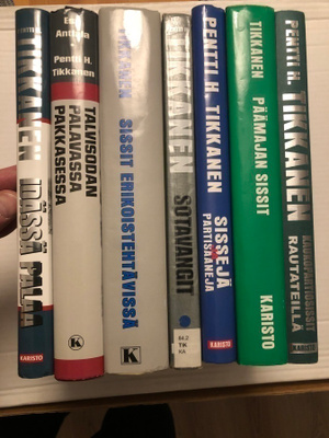 Pentti H. Tikkanen 7 kirjaa samalla!!