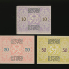 Itävalta Notgeld 10, 20, 50 Heller, Ried 1920 - pikkukuva 2