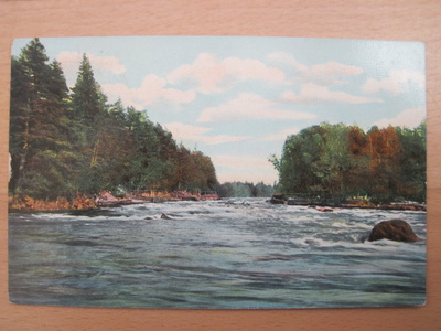 VANHA Postikortti Ahvenkoski 1914