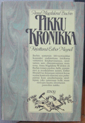 Esther Meynell: Pikku kronikka, Wsoy 1995. 3p. 222 s.