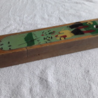 Vanha puinen kynäkotelo / penaali - pikkukuva 3