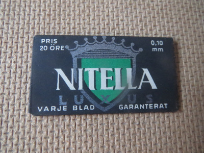 Vintage Nitella Luxus partakoneenterä