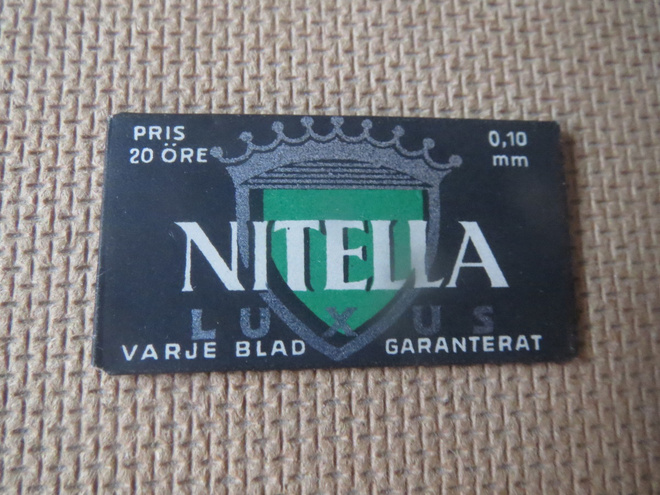 Vintage  Nitella Luxus partakoneenterä