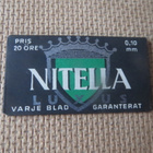 Vintage  Nitella Luxus partakoneenterä - pikkukuva 1