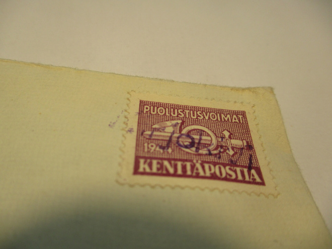 1944 Kirjokivi rivil viol tekstauskirjaimin sisältö 21.5.44