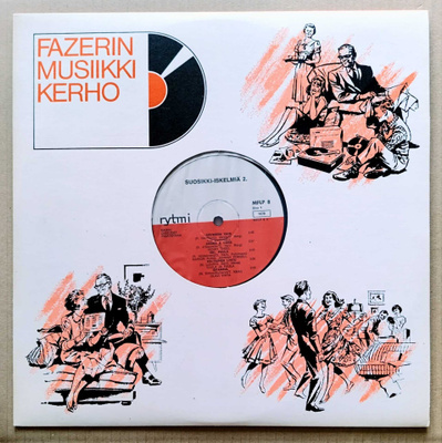 SUOSIKKI-ISKELMIÄ 2. – RYTMI MFLP 8, 1969 Fazerin Musiikkik.