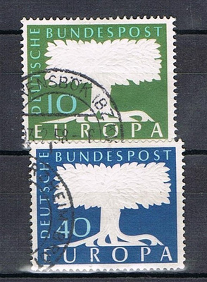 L-Saksa 1957 - Europa CEPT ro