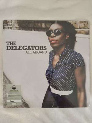 THE DELEGATORS - ALL ABOARD LP REGGAE SKA ROCKSTEADY