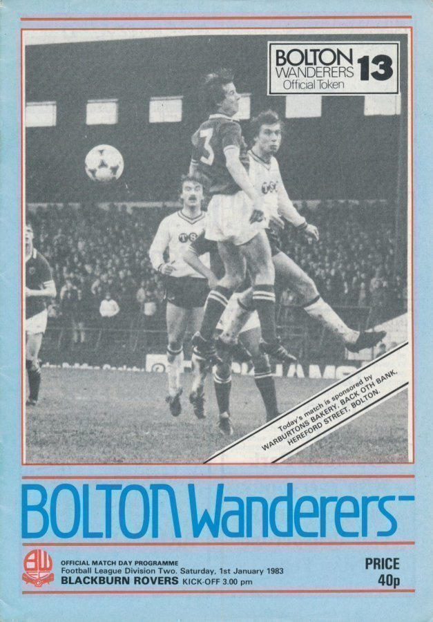 Jalkapallo otteluohjelma Bolton - Blackburn Rovers