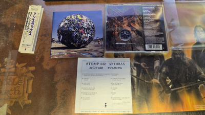 Anthrax Stomp 442 Cd Japani painos + obi