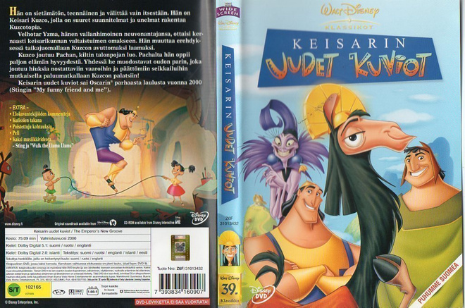 KEISARIN UUDET KUVIOT	(2 972)	K	-FI-	DVD			2000	walt disney