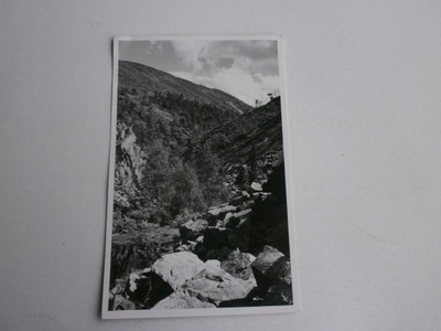 Pyhätunturi, vanha mv valokuvakortti (U. Lappi), p. 1960