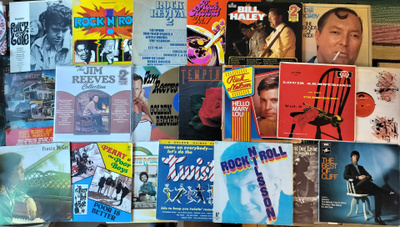 71 LPtä ULKOMAISTA ROCK-,POP- MUSIIKKIA MIESLAULAJILTA ym.