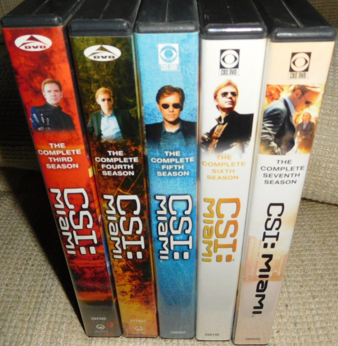 CSI Miami kausi 3-7 [30x DVD]
