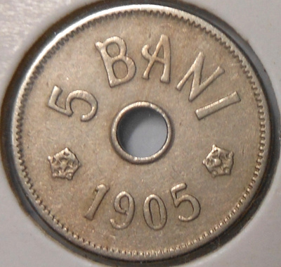 Romania. 5 bani 1905.
