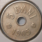Romania. 5 bani 1905. - pikkukuva 1