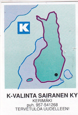 Kerimäki, K-Valinta Sairanen Ky , Kesko, kartta s82