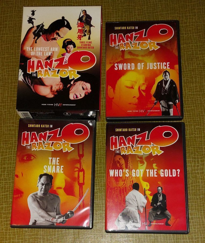 DVD: Hanzo the Razor - 3 Films (Region-1, US)