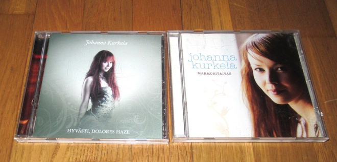 2 kpl Johanna Kurkela cd-levyä paketti.