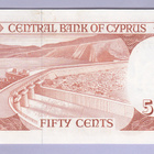 Kypros Cyprus 50 Sent v. 1.12.1984 UNC P-49c - pikkukuva 2