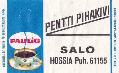 Salo. Pentti Pihakivi , Paulig b531