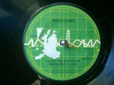 Nick Lowe - I Love The Sound Of Breaking Glass 7" Single