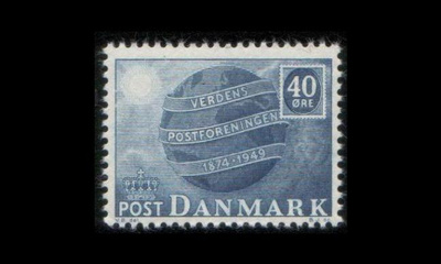 Tanska 320 ** Postiliitto 75 v (1949)