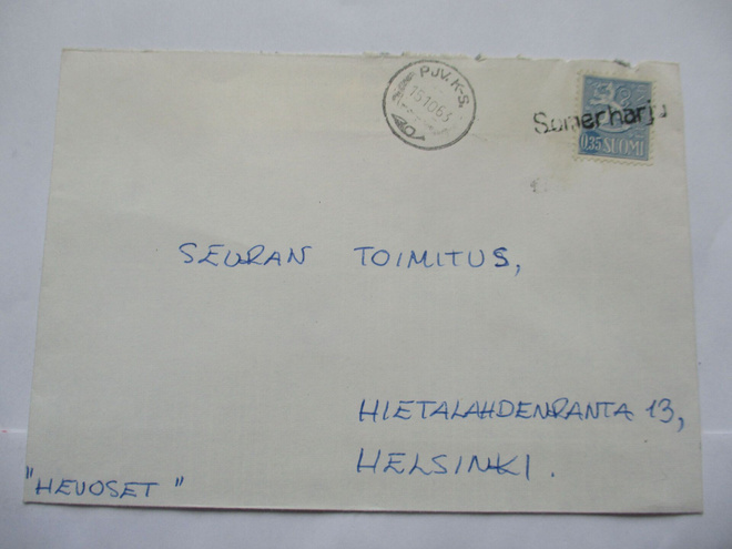 1963 Somerharju rivil + PJV. K-S