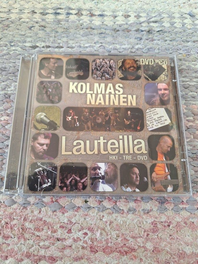 Kolmas Nainen-Lauteilla HKI-TRE DVD & CD