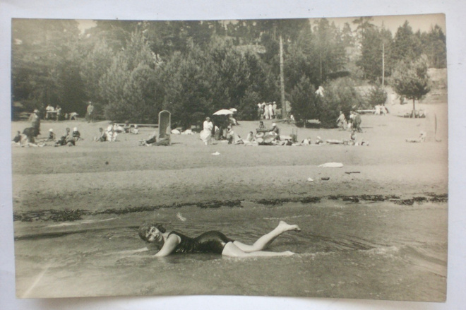 VANHA Valokuva Postikortti Naantali 1920-l