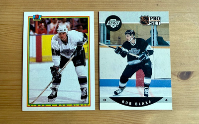 Rob Blake - Los Angeles Kings - 2 tulokaskorttia