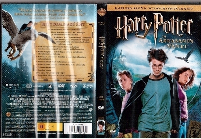 HARRY POTTER JA AZKABANIN VANKI KAHDEN LEVYN WIDESCREEN JULK