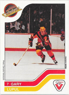 1983 Vachon #111 Gary Lupul Vancouver Canucks
