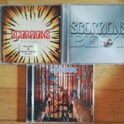 3 x Scorpions cd